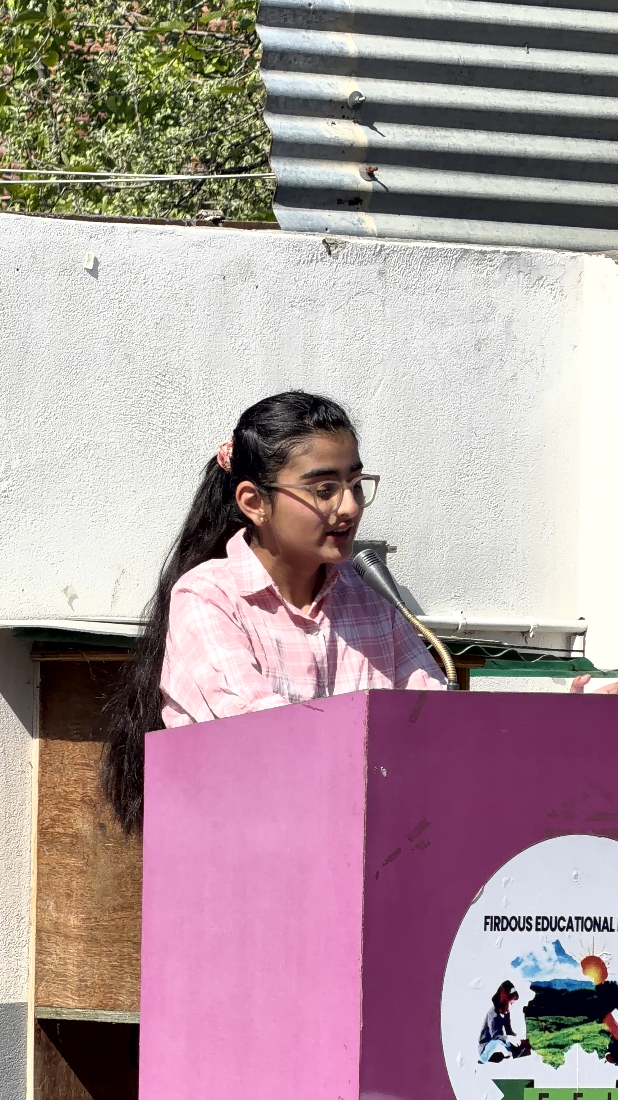 Ayaat speaking at awareness session